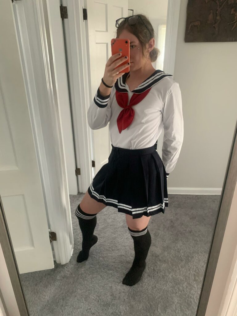 Femboy School Uniform